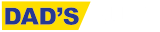 Dad's Auto White Logo